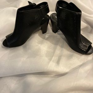 Merona-black heel sandals-8 NWT
